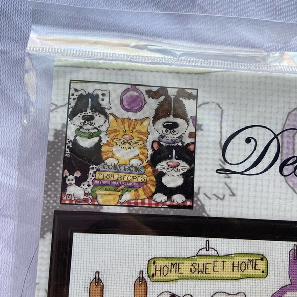 Design Works 2857 Home Sweet Home 10"x14" Counted Cross Stitch Kit Kate Mawdsley - Picture 3 of 4